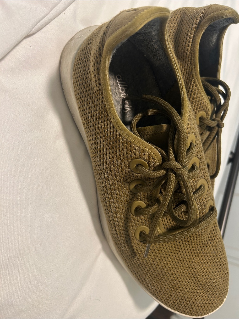 All birds Men’s Casual Lace-Up Sneaker in Olive